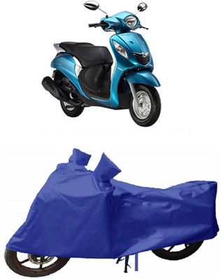 THE REAL ARV Two Wheeler Cover for Yamaha(Fascino, Blue)