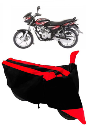 AutoGalaxy Waterproof Two Wheeler Cover for Bajaj(Discover 125 DTS-i, Red, Black)