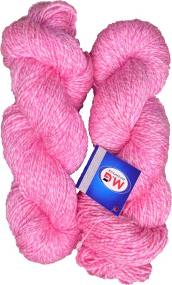 M.G Enterprise Knitting Yarn Fusion Soft Wool, Pink 400 gm Best Used with Knitting Needles, Crochet Needles Wool Yarn for Knitting.