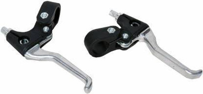 AR RETAILS Pair of Left & Right Brake Alloy lever Brake Shoe(Black)