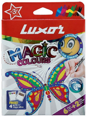 LUXOR Art creation Round Shape Nib Sketch Pens(Set of 8, Multicolor)