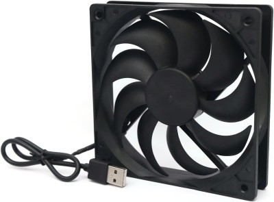 Electronic Spices PC Cooling Fan With USB Connector For PC case, CPU cooler 4.75 INCH, Black Cooler(Black)
