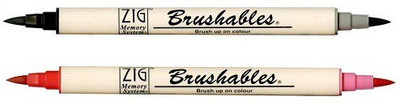 Zig MEMORY SYSTEM BRUSHABLES PURE BLACK & PURE RED PACK OF 2(Set of 2, PURE BLACK, PURE RED)