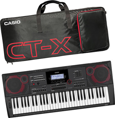 CASIO KH38 + CBC700 Black CT-X9000IN Carry Case Bag Digital Digital Portable Keyboard(61 Keys)