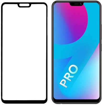 HOBBYTRONICS Edge To Edge Tempered Glass for Vivo V9 Pro(Pack of 1)