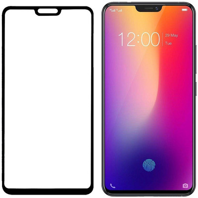 HOBBYTRONICS Edge To Edge Tempered Glass for VIVO X21, VIVO X21(Pack of 1)