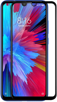 DMJHP Edge To Edge Tempered Glass for mi Redmi Note 7S(Pack of 1)