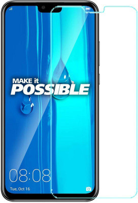 HOBBYTRONICS Tempered Glass Guard for Huawei Y9 2019(Pack of 1)
