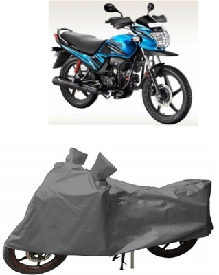 ABORDABLE Two Wheeler Cover for Hero(Passion Pro TR, Grey)