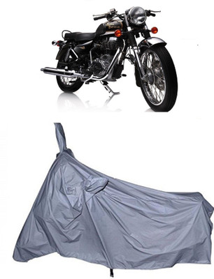 THE RAL ARV Two Wheeler Cover for Royal Enfield(Electra Delux, Silver)