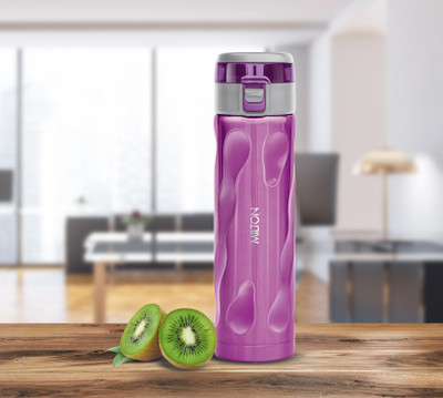 MILTON 500 ml Steel Bottle(Pack of 1, Purple)