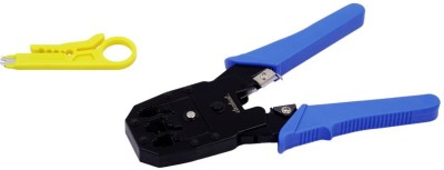 Gilhot 3 in 1 Modular Crimping Tool for RJ45 RJ12 RJ11 UTP CAT5 LAN Cutter (Black and blue) Wire Cutter