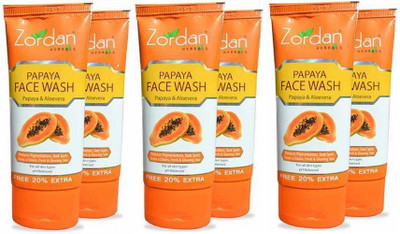 Zordan Herbals Papaya  (60mlX6=360ml) Face Wash(360 ml)