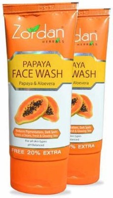 ZORDAN Papaya  (60mlX2=120ml) Face Wash(120 ml)