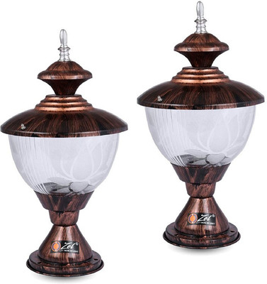 OZEL RD_Saaka1_Copper Gate Light Outdoor Lamp(Multicolor)