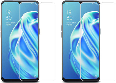HOBBYTRONICS Tempered Glass Guard for Oppo A91(Pack of 2)