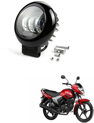 PECUNIA Universal Motorcycle 4 inch 30W Round Car LED Work Light Fog Lamp LED Bar Lamp LED Light X337 Headlight Car, Motorbike LED for Yamaha (12 V, 30 W)(Saluto, Pack of 1)