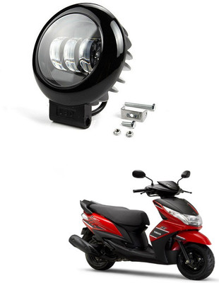 PECUNIA Universal Motorcycle 4 inch 30W Round Car LED Work Light Fog Lamp LED Bar Lamp LED Light X324 Headlight Car, Motorbike LED for Yamaha (12 V, 30 W)(Ray Z, Pack of 1)