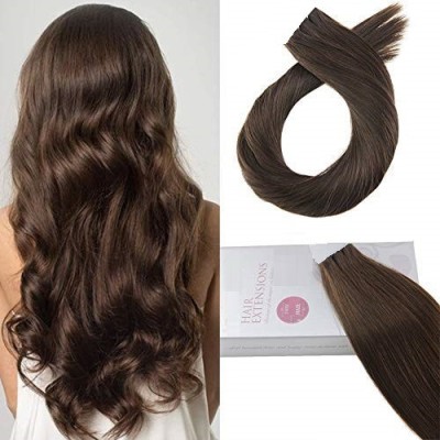 Blushia Beautuful Look Platinum Brown Wavy 5 Clip In Hair Extension