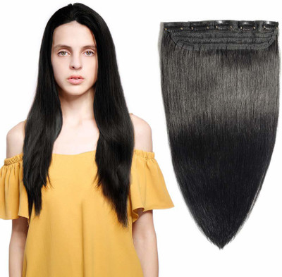 Blushia Beautiful Look Platinum Quality 5 Clip In Hair Extension