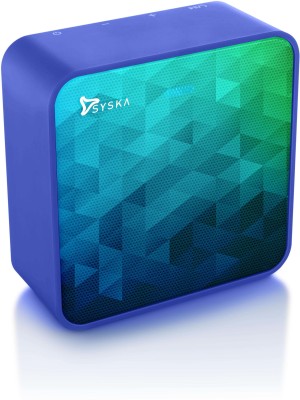 Syska BOOM BOX WIRELESS SPEAKER 3 W Bluetooth  Speaker (Blue, Stereo Channel)