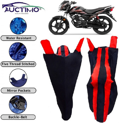 AUCTIMO Two Wheeler Cover for TVS(Victor New, Multicolor)