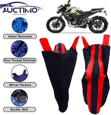AUCTIMO Two Wheeler Cover for Bajaj(Pulsar 160 NS DTS-i, Multicolor)