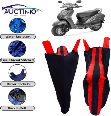 AUCTIMO Two Wheeler Cover for Honda(Activa 3G, Blue, Red)