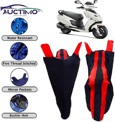 AUCTIMO Two Wheeler Cover for Hero(Moto Corp Duet, Blue)