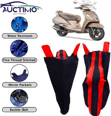 AUCTIMO Two Wheeler Cover for TVS(Jupiter classic, Multicolor)