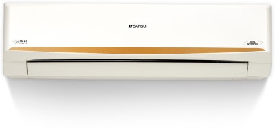 Sansui 1.5 Ton 3 Star Split Dual Inverter AC with PM 2.5 Filter  - White, Gold(SAC153SIAP, Copper Condenser)   Air Conditioner  (Sansui)