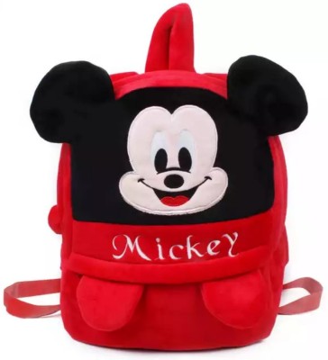 PALTANSTORE Soft Material School Bag For Kids Plush Backpack Cartoon Toy 5 L Backpack(Red)