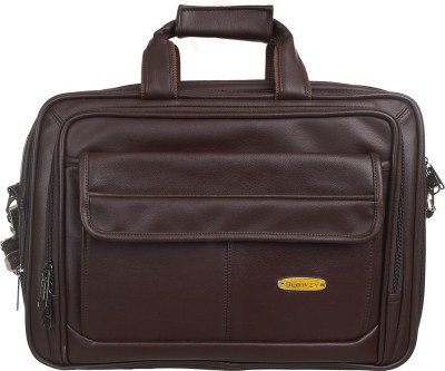 Blowzy Full Expendable Messenger 15.6-inch Laptop Bag Messenger Bag(Brown, 16 inch)