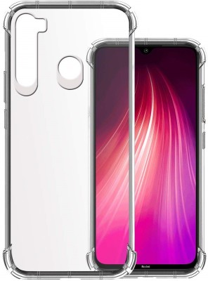 CELLCAMPUS Back Cover for Redmi Note 8, Xiaomi Mi Redmi Note 8, Xiaomi Note 8, Mi Note 8(Transparent, White, Grip Case, Pack of: 1)