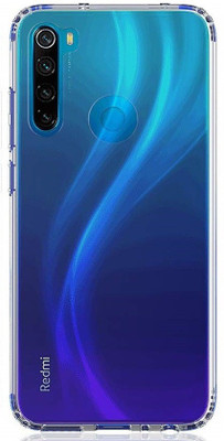 Phone Back Cover Bumper Case for Redmi Note 8, Xiaomi Mi Redmi Note 8, Xiaomi Note 8, Mi Note 8(Transparent, White, Grip Case, Pack of: 1)