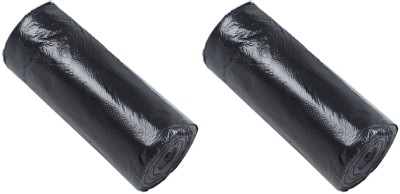 INKULTURE Biodegradable Garbage Black Bags Size 19 inch x 21 inch 2 Rolls Medium Pack of 60 L L Garbage Bag  Pack Of 60(60Bag )