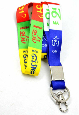 RAJ Premium Quality Fabric Tibetan Ladakh Prayer Hook Key Chain for Bike Lover Key Chain