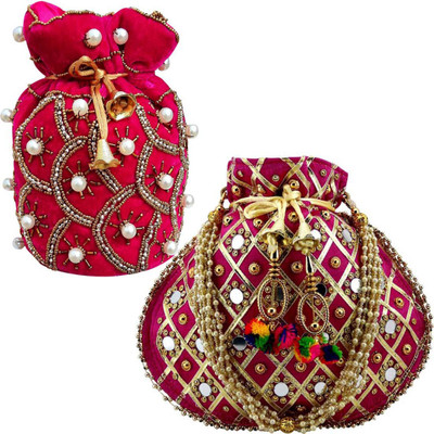 lookingfab Com Potli Vel(M)Silk-31 Potli