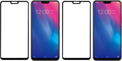 HOBBYTRONICS Edge To Edge Tempered Glass for Vivo V9 Youth(Pack of 2)