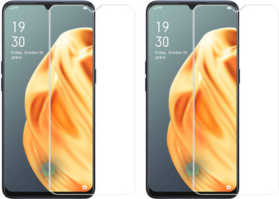 HOBBYTRONICS Tempered Glass Guard for Oppo F15(Pack of 2)