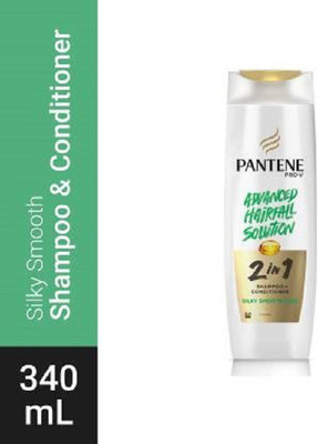 PANTENE 2 in 1 Silky Smooth Care Shampoo , 340 ml Men & Women (340 ml)(340 ml)