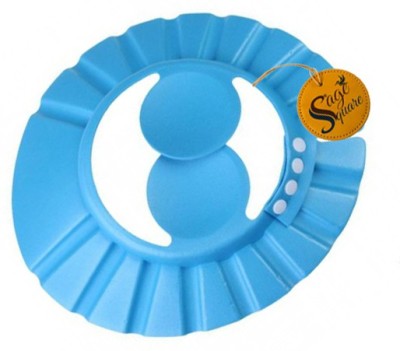 Sage Square New Adjustable Design Safe Soft Bathing Baby Shower Cap with Ear Protector