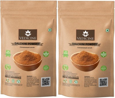 VEDICINE Premium Quality Cinnmon Powder-Dalchini Powder(2 x 100 g)