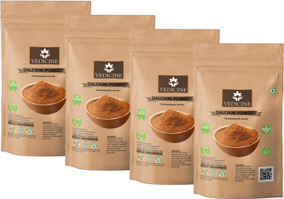 VEDICINE Premium Quality Cinnmon Powder-Dalchini Powder(4 x 100 g)