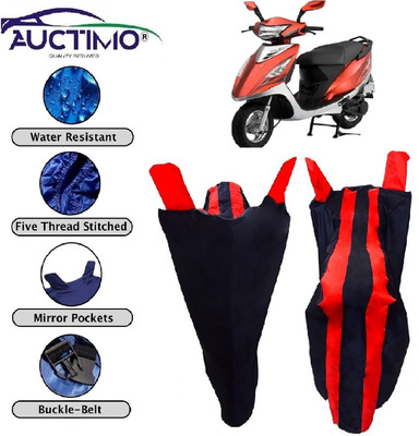 AUCTIMO Two Wheeler Cover for TVS(Scooty Streak, Blue)