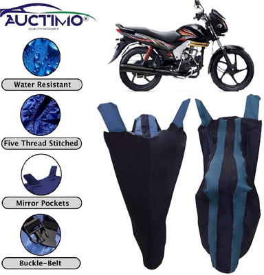 AUCTIMO Two Wheeler Cover for Mahindra(Centuro, Blue)