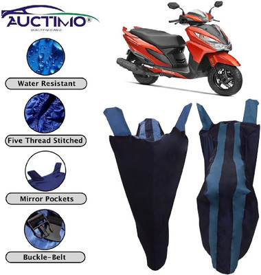 AUCTIMO Two Wheeler Cover for Honda(Grazia, Blue)