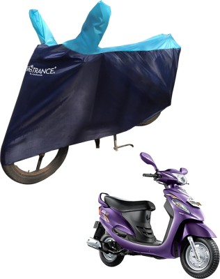 MOTOTRANCE Waterproof Two Wheeler Cover for Mahindra(Rodeo, Blue)