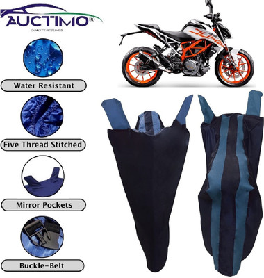AUCTIMO Two Wheeler Cover for KTM(Duke 390, Blue)