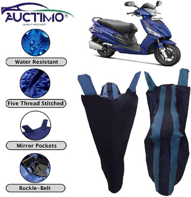 AUCTIMO Two Wheeler Cover for Hero(Maestro, Blue)